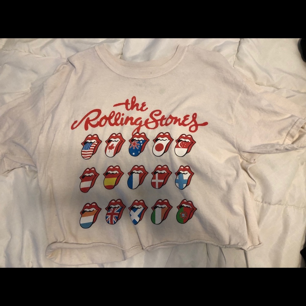 UO Rolling Stone Women’s Crop Tee Size: Large